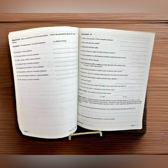 A Journey Through Grammar Land Part 2 Wordsmiths Jones Jensen CLEAN PAGES VGC - Picture 6 of 7